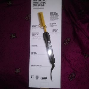 Brand new Gold ceramic professional press comb